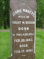 Dickson, Jennie (Abbett)